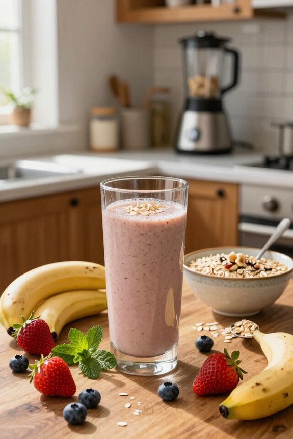 add oats to smoothie