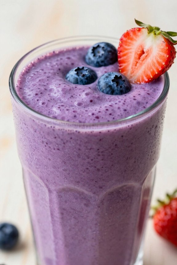 berry smoothie blending made easy