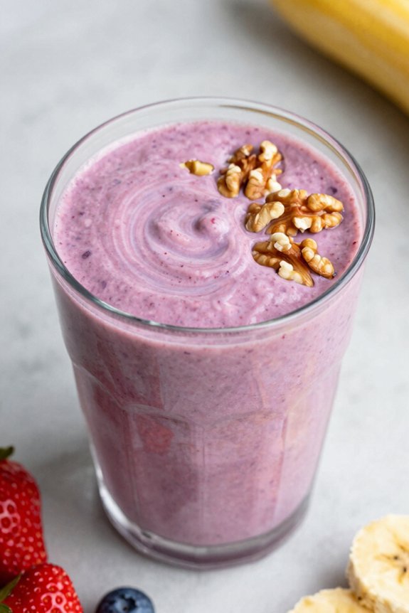 berry smoothie for breakfast