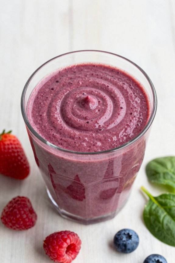 berry spinach smoothie recipe