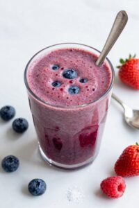 berry tea flavored smoothie