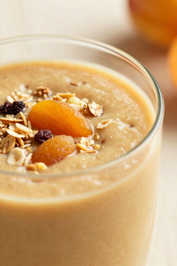 blend creamy muesli smoothie