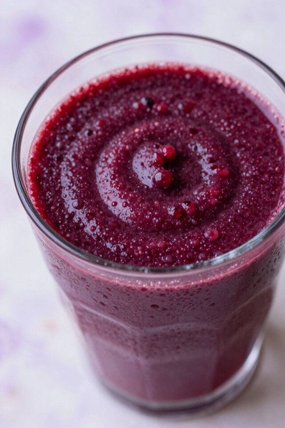 blend frozen berries smoothly