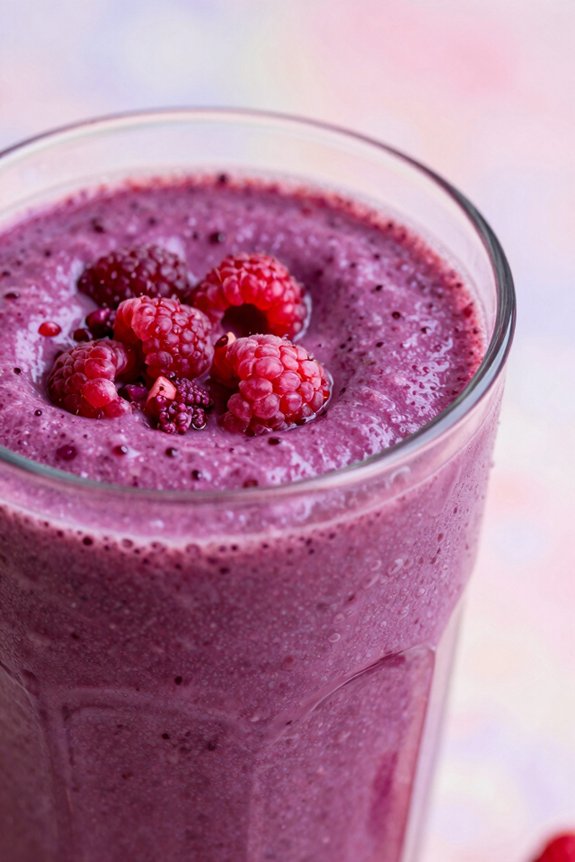 blend frozen berries smoothly
