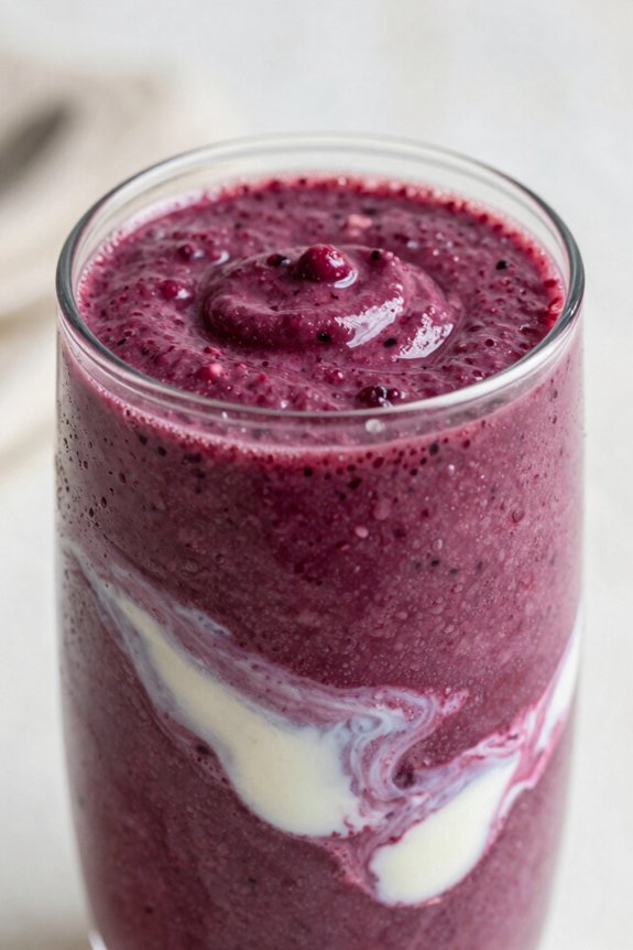 blend fruits with juice