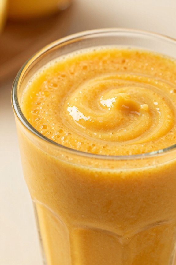 blend orange juice smoothie