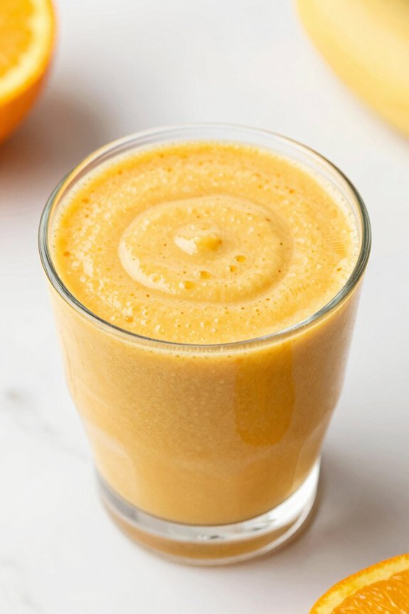 blend oranges and bananas