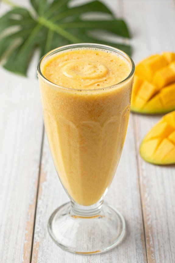 blend ripe fruit smoothly