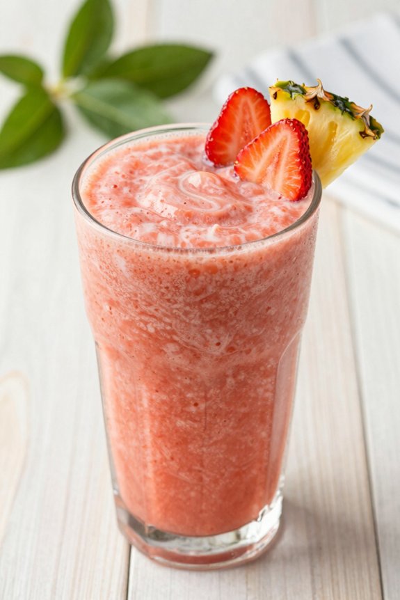 blend strawberry pineapple smoothie