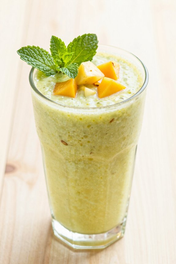 blend tropical fruit smoothly