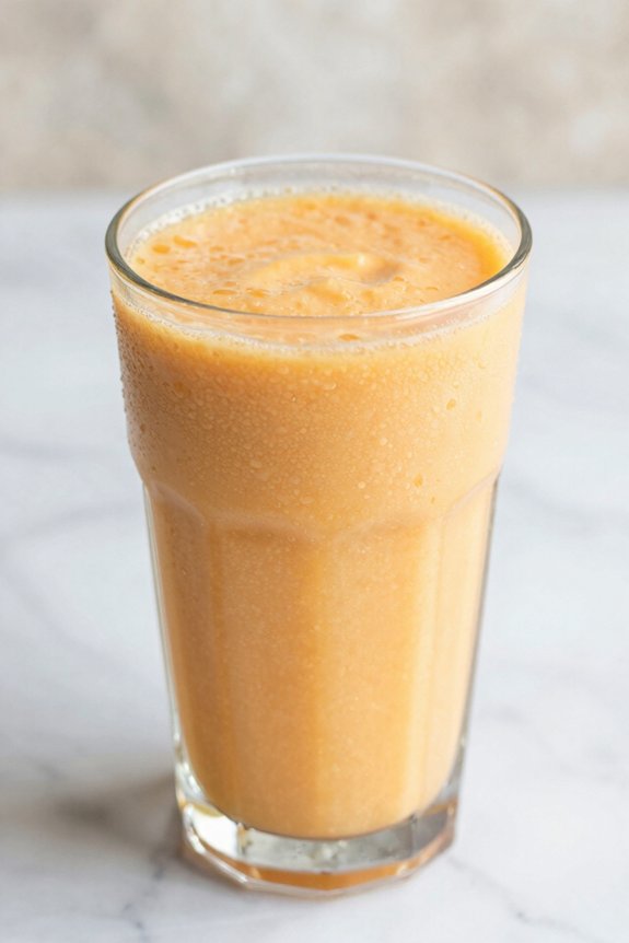 blend tropical fruits smoothly