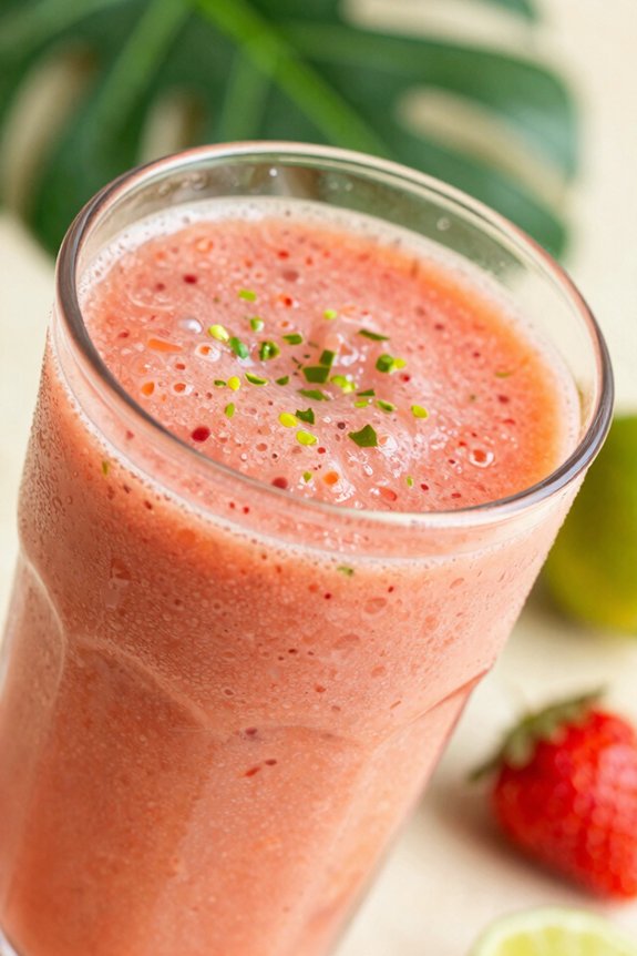 blend tropical fruits smoothly