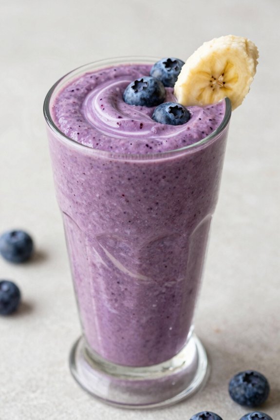 blueberry banana power smoothie
