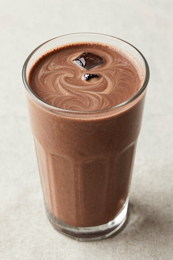 chocolate banana breakfast smoothie