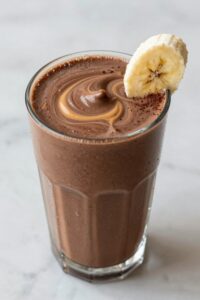 chocolate banana peanut butter smoothie