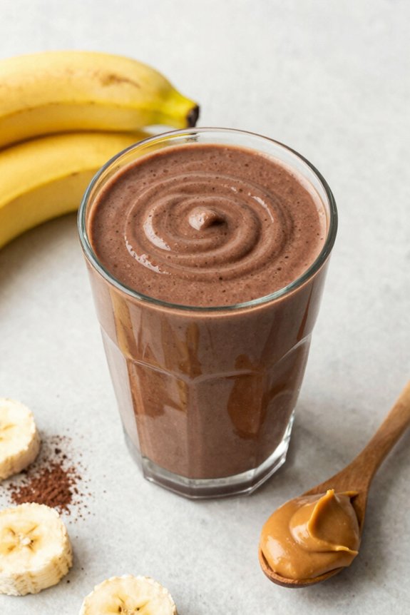 chocolate peanut butter smoothie