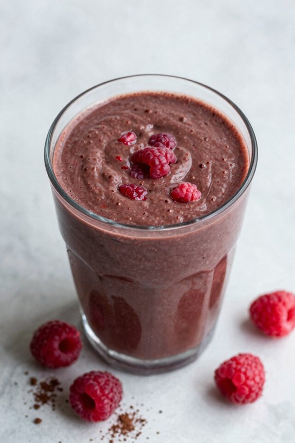chocolate raspberry smoothie recipe