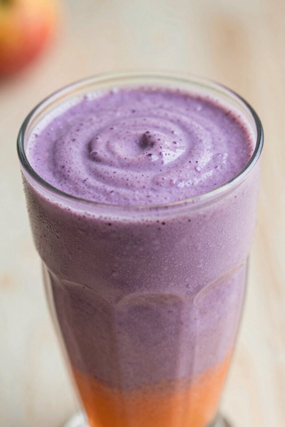 cinnamon smoothie blending steps