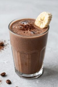 coffee flavored chocolate smoothie