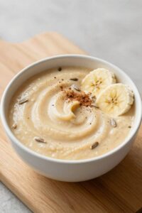 creamy banana beverage blend