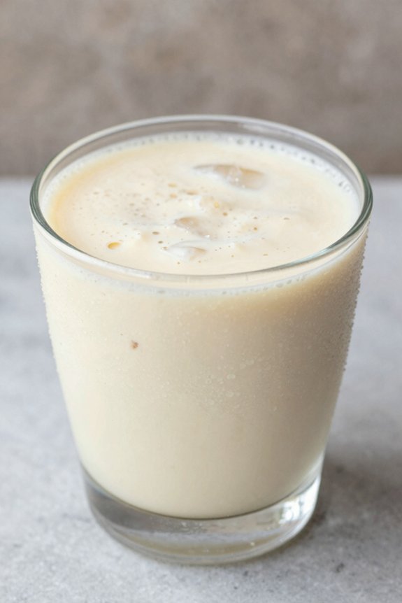 creamy banana coconut smoothie