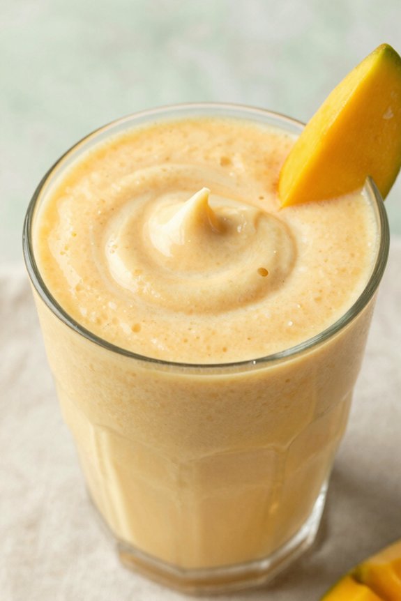 creamy banana mango smoothie recipe