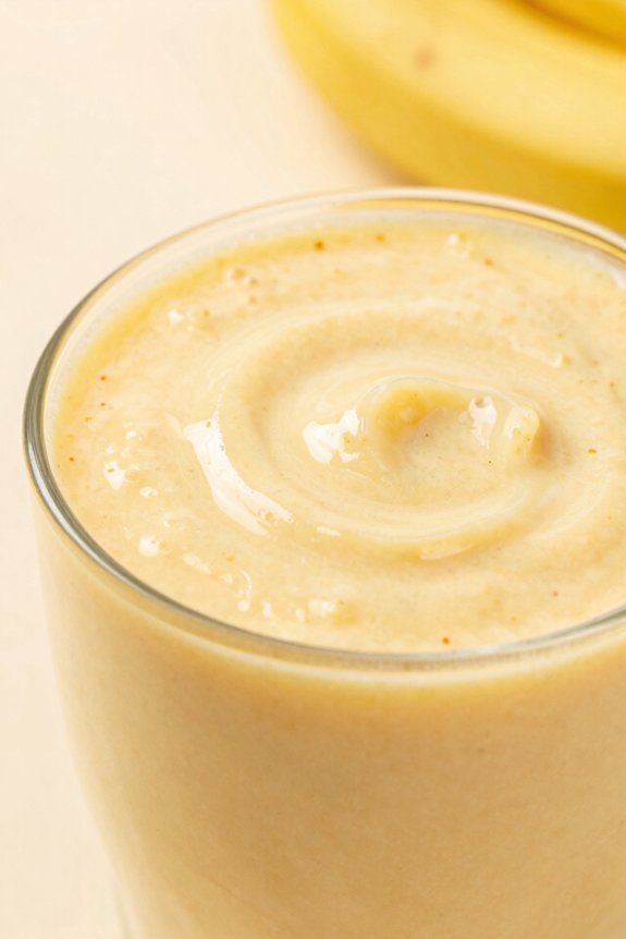 creamy banana orange smoothie