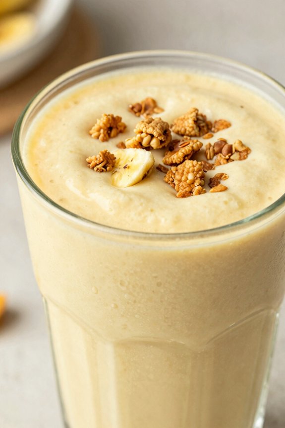 creamy banana pudding smoothie