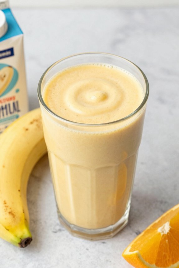 creamy banana soy blend
