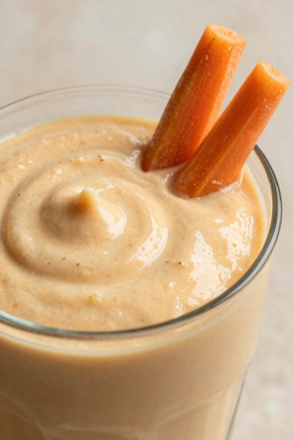 creamy carrot cake smoothie