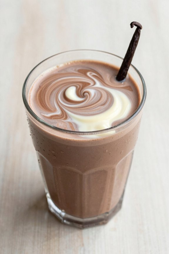 creamy chocolate vanilla blend