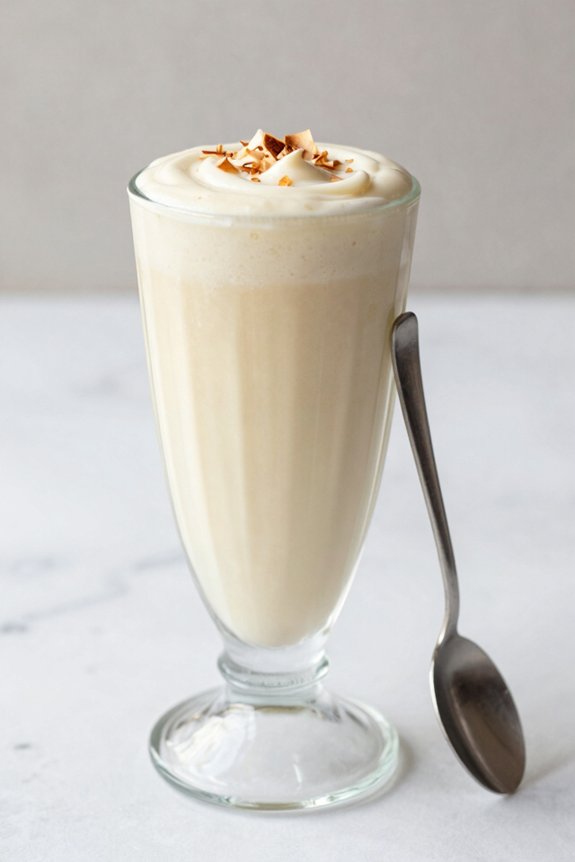 creamy coconut banana smoothie