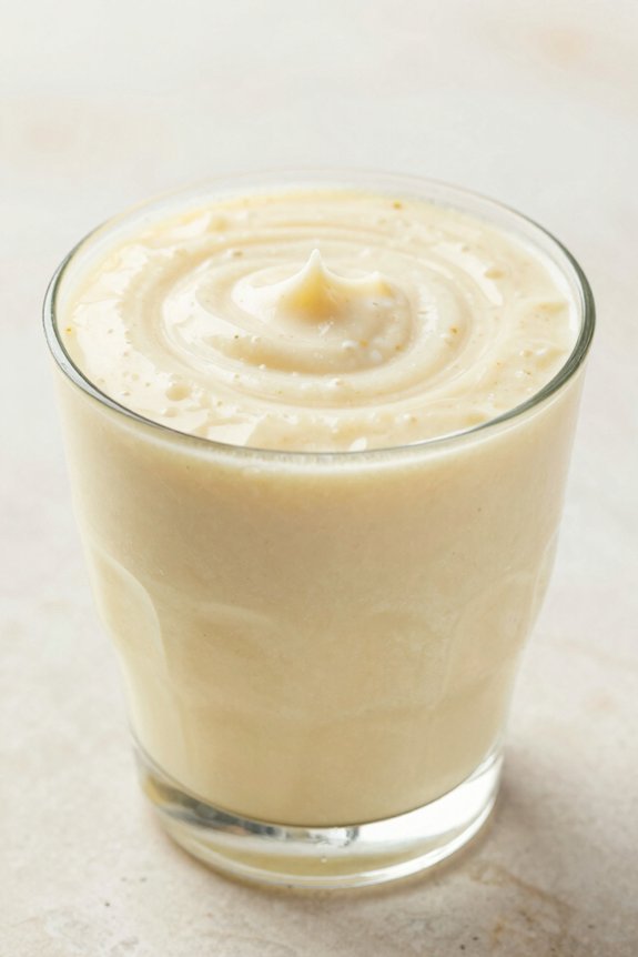 creamy coconut banana smoothie