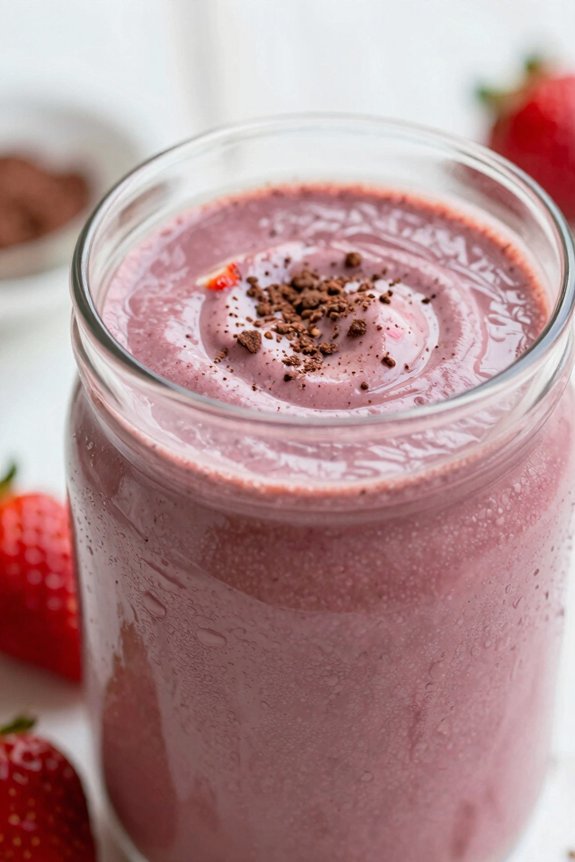 creamy coconut cacao smoothie