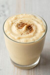 creamy eggnog smoothie blend