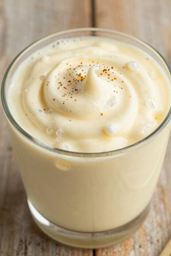 creamy eggnog smoothie recipe