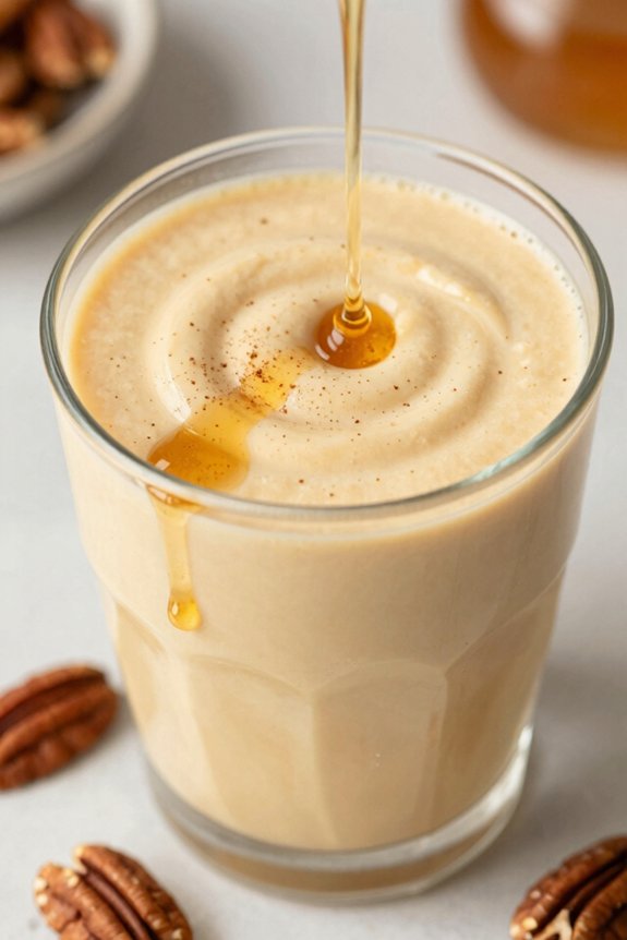 creamy honey pecan smoothie