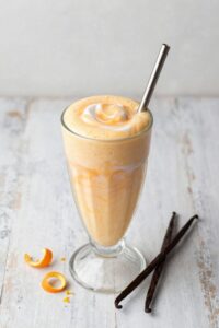 creamy orange smoothie treat