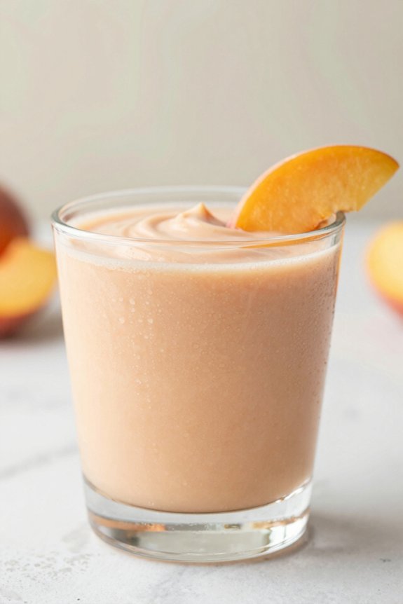 creamy peach smoothie recipe