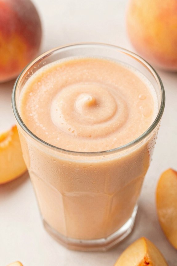 creamy peach smoothie recipe