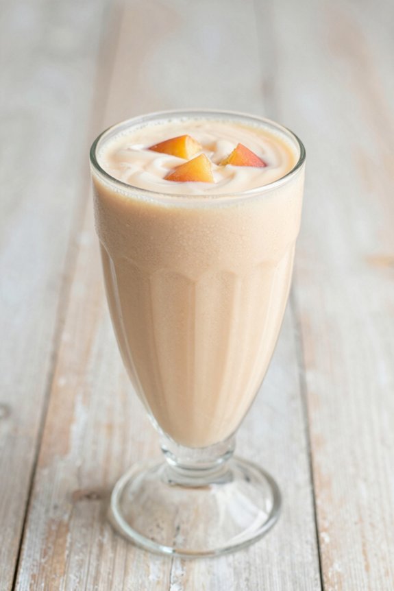 creamy peach smoothie recipe