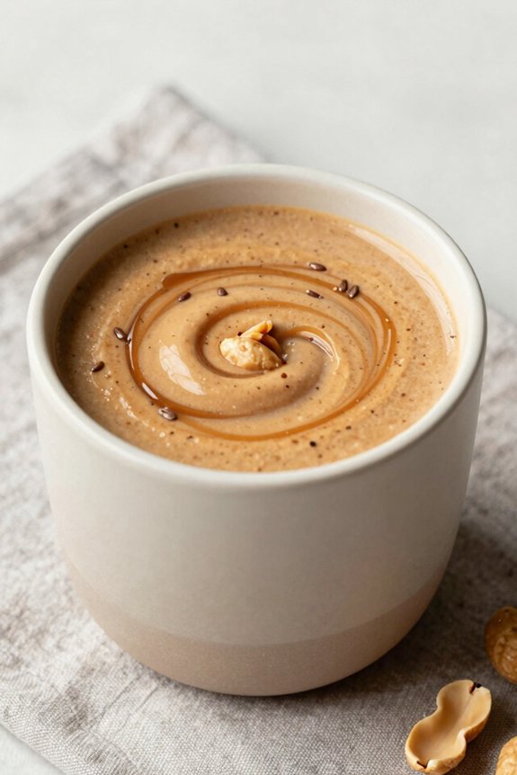 creamy peanut butter smoothie