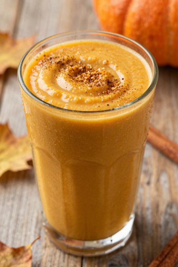 creamy pumpkin pie smoothie