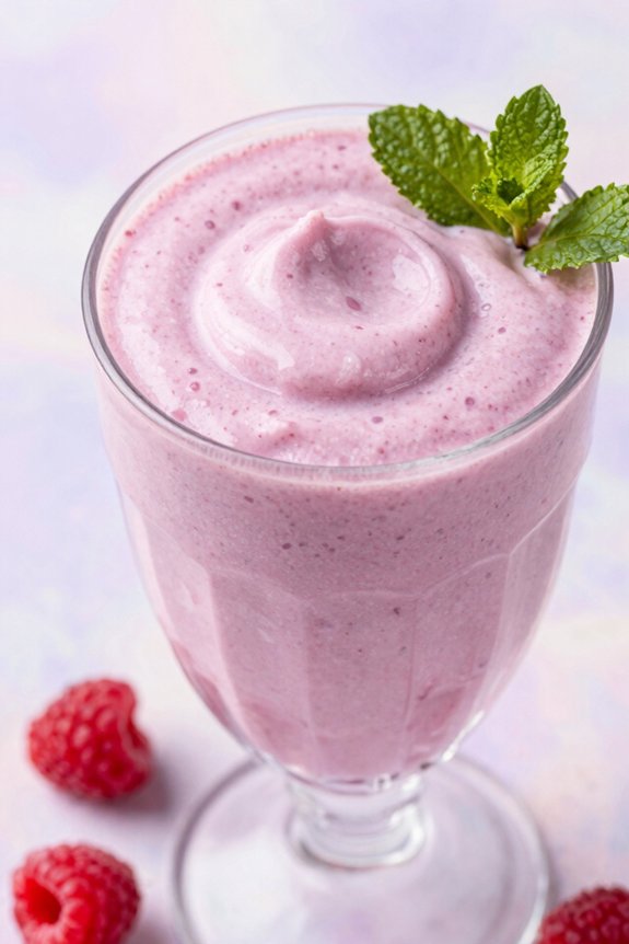 creamy raspberry smoothie recipe