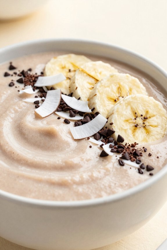 creamy tigernut smoothie bowl