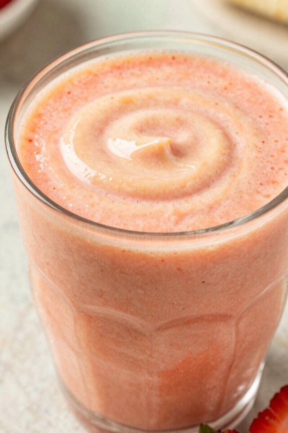 creamy tropical banana smoothie