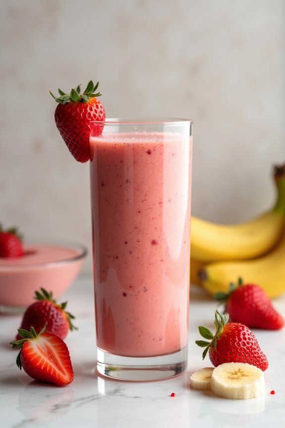 customize your strawberry banana smoothie
