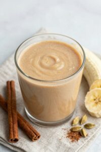 delicious banana chai smoothie