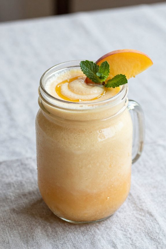 delicious banana peach blend