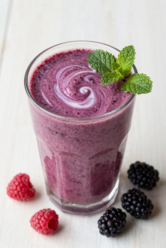 delicious berry yogurt blend